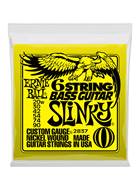 Ernie Ball Slinky Nickel Wound 29 5/8 Scale 6-String with Small Ball End Electric Bass Guitar Strings 20-90 Gauge