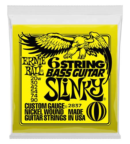 Ernie Ball 6-String Slinky Bass Nickel Wound 20-90