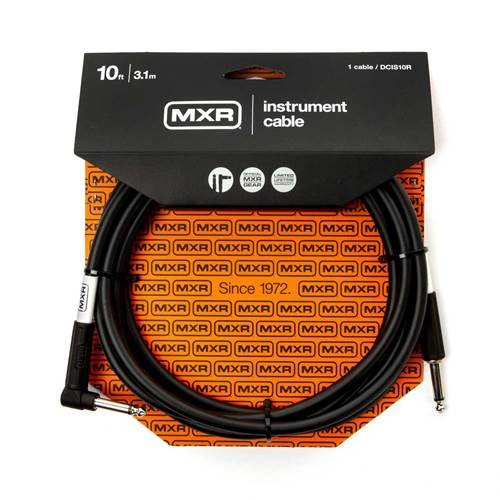 MXR 10ft Standard Right Angle Instrument Cable