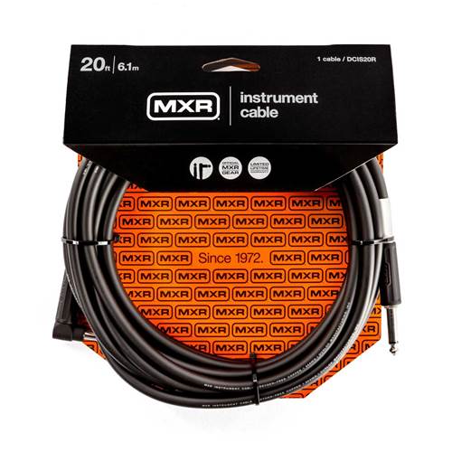 MXR 20ft Standard Right Angle Instrument Cable