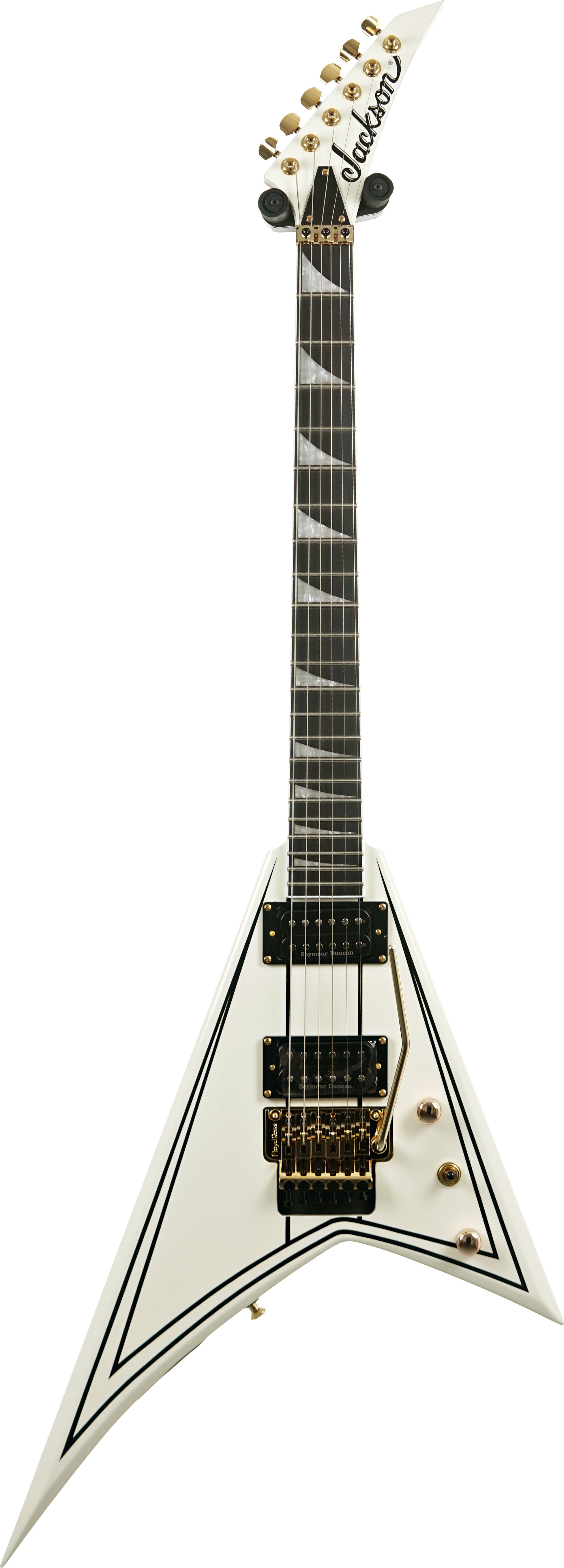 Jackson Pro Rhoads RR3 Ebony Fingerboard Ivory with Black Pinstripes (Nearly New) #ISJ2501917