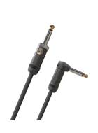 D'Addario American Stage Instrument Cable 10ft Straight to Right Angle
