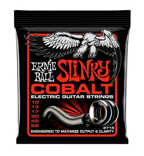 Ernie Ball Skinny Top Heavy Bottom Slinky Cobalt Electric Guitar Strings - 10-52 Gauge