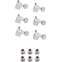 Fender American Standard Series Stratocaster/Telecaster Tuning Machines Front View