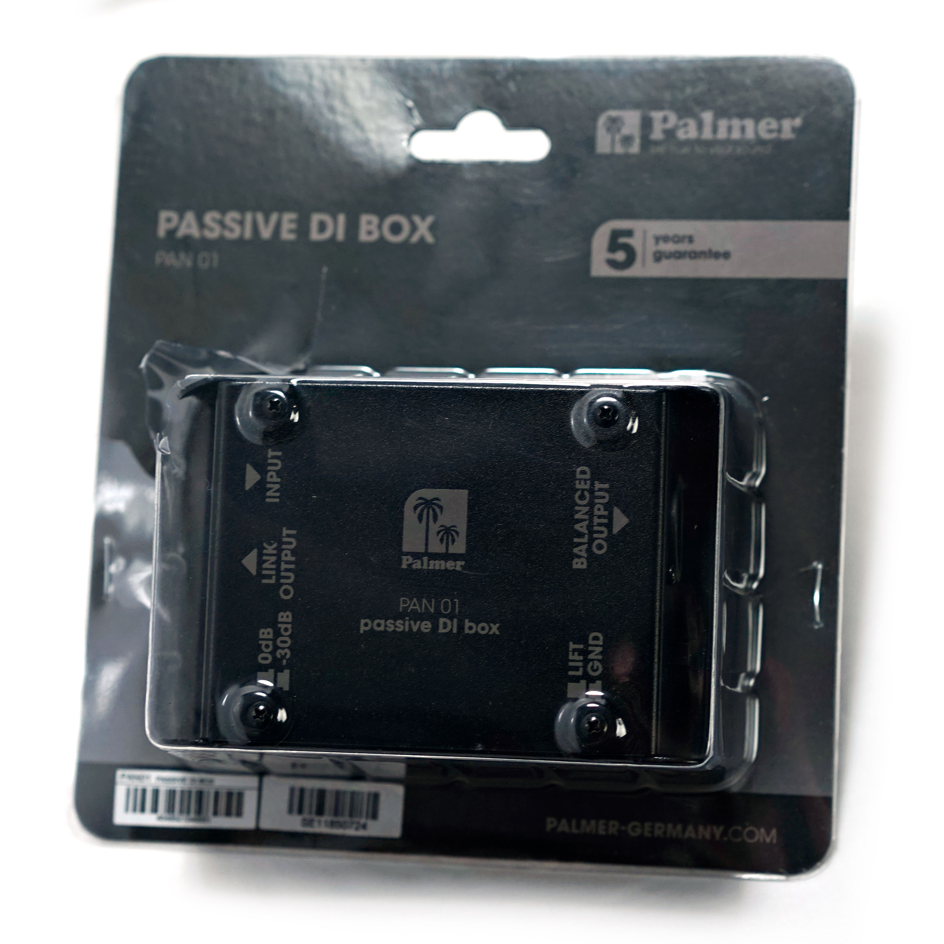 Palmer PAN 01 Passive DI Box (Ex-Demo) #SE11850724
