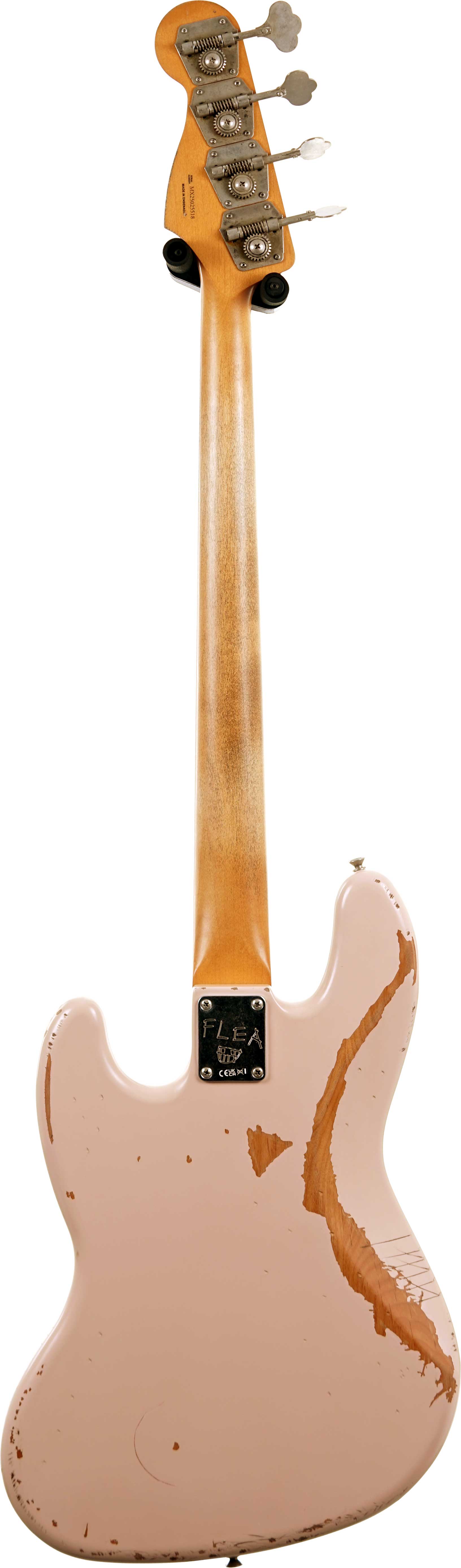 Fender Flea Signature Jazz Bass Rosewood Fingerboard Road Worn Shell Pink (Nearly New) #MX25025518