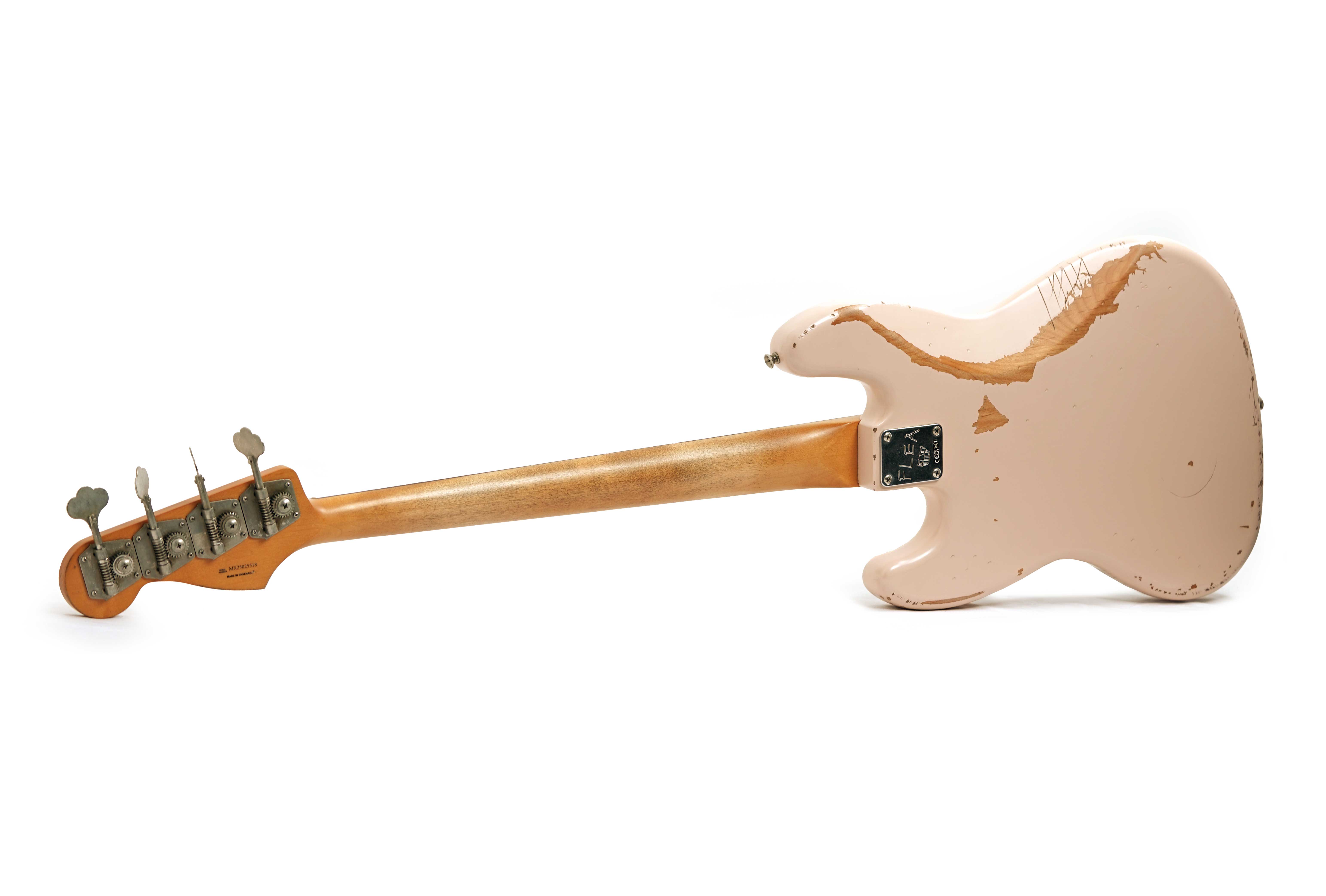 Fender Flea Signature Jazz Bass Rosewood Fingerboard Road Worn Shell Pink (Nearly New) #MX25025518
