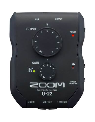 Zoom U-22 Audio Interface USB 2.0 