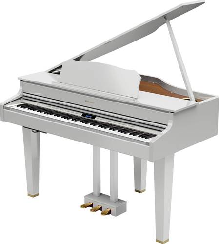 Roland GP607 Gloss White Digital Grand Piano