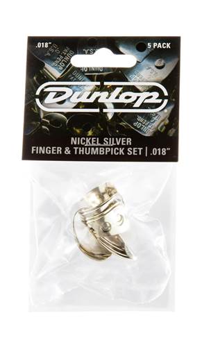 Dunlop 33P.018 Metal Finger Pick and Thumb Pack