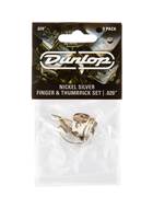 Dunlop 33P.020 Metal Finger Pick and Thumb Pack