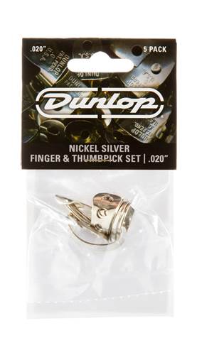 Dunlop 33P.020 Metal Finger Pick and Thumb Pack