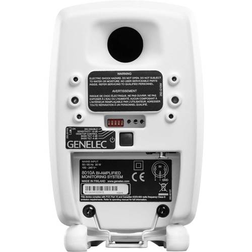 Genelec 8010A Active Studio Monitor White (Single) Genelec 8010A Active Studio Monitor White (Single)
