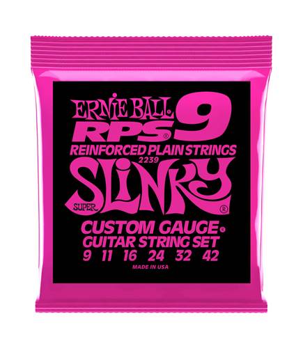 Ernie Ball Super Slinky RPS Nickel Wound Electric Guitar Strings 9-42 Gauge