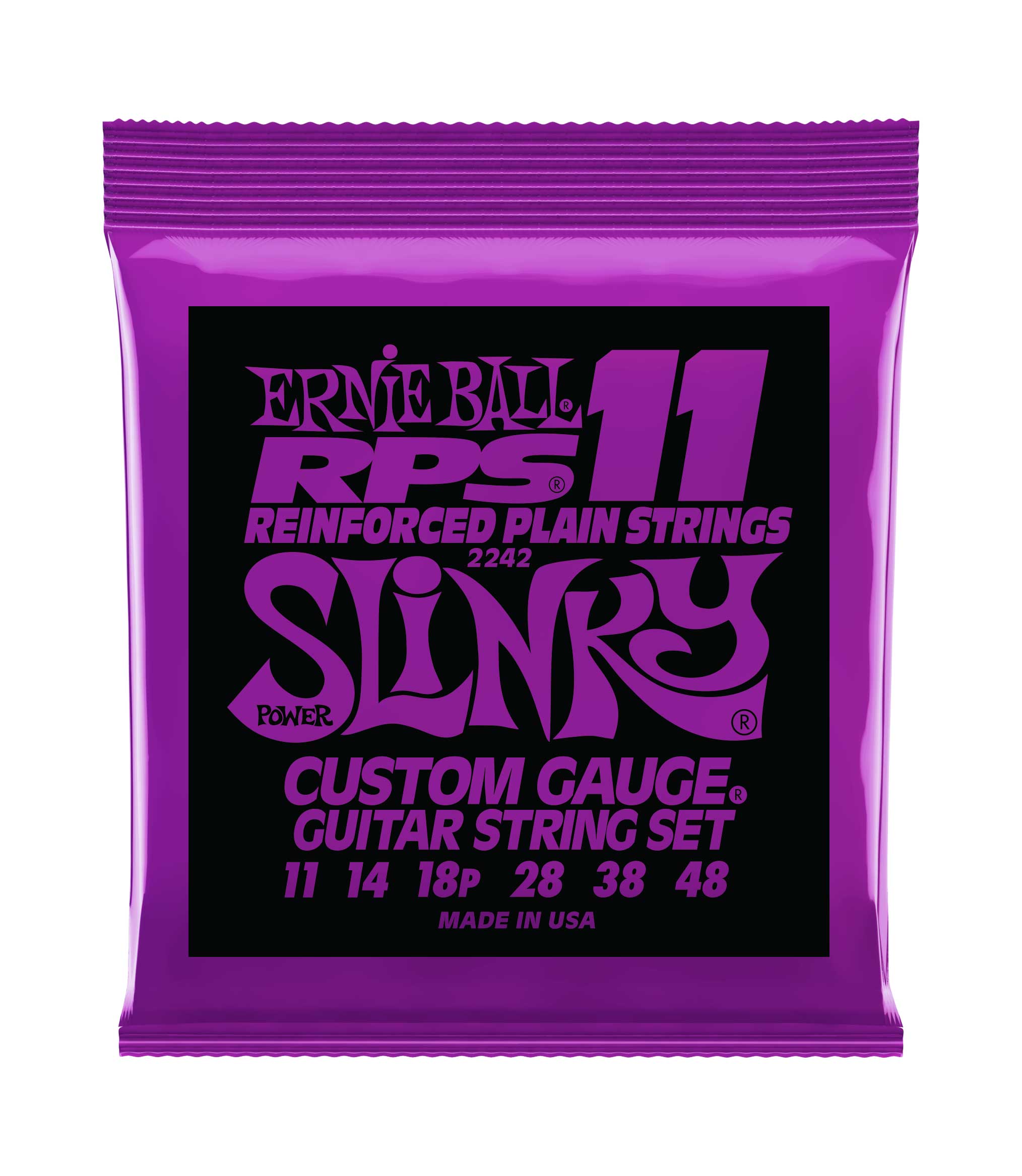 Ernie Ball Power Slinky RPS Nickel Wound Electric Guitar Strings