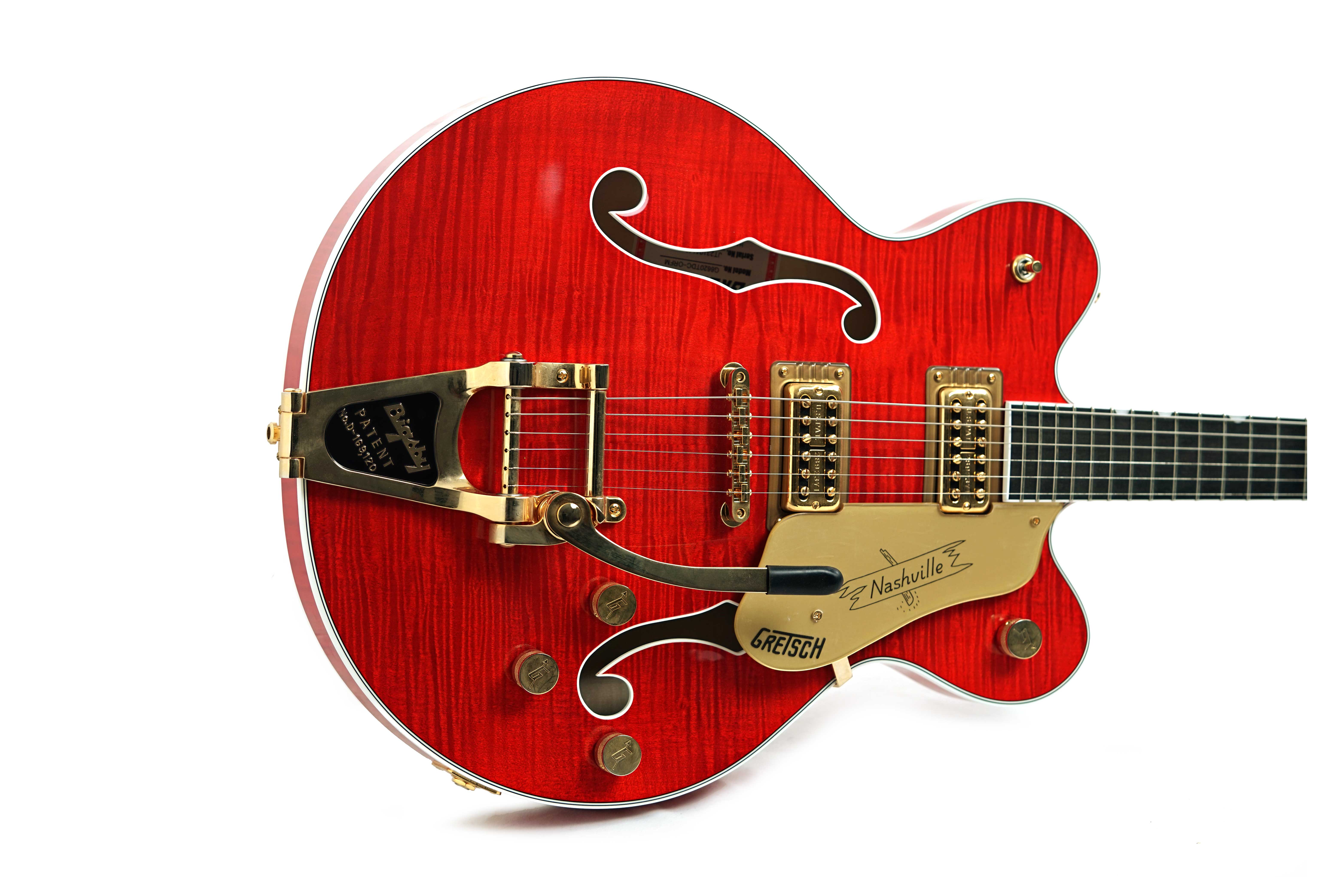 Gretsch G6620TFM Player's Edition Nashville H Centre Block Orange Flame with Bigsby #JT2310104146