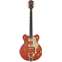 Gretsch G6620TFM Player's Edition Nashville H Centre Block Orange Flame with Bigsby Front View