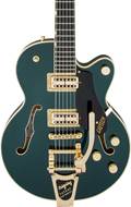 Gretsch G6659TG Players Edition BroadKaster Jr. Center Block Single-Cut with String-Thru Bigsby Cadillac Green