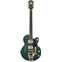Gretsch G6659TG Players Edition BroadKaster Jr. Center Block Single-Cut with String-Thru Bigsby Cadillac Green Front View