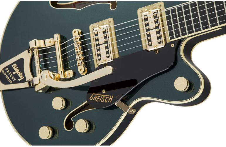Gretsch G6659TG Players Edition BroadKaster Jr. Center Block Single-Cut with String-Thru Bigsby Cadillac Green Gretsch G6659TG Players Edition BroadKaster Jr. Center Block Single-Cut with String-Thru Bigsby Cadillac Green