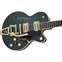 Gretsch G6659TG Players Edition BroadKaster Jr. Center Block Single-Cut with String-Thru Bigsby Cadillac Green Front View