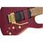 Jackson USA Signature Phil Collen PC1 Satin Transparent Red Caramelized Flame Maple Fingerboard Front View