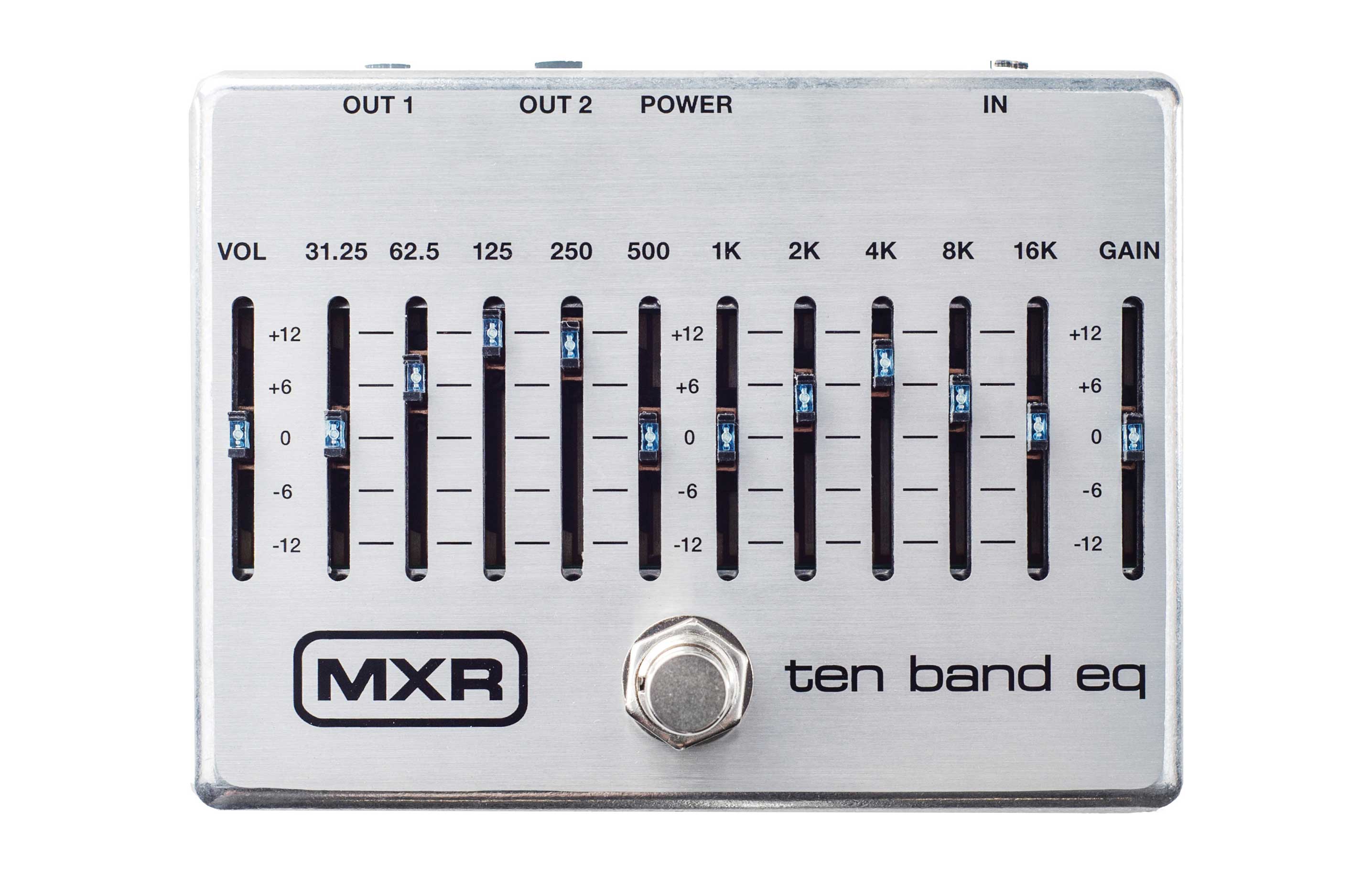 MXR M108S 10 Band EQ Silver | guitarguitar