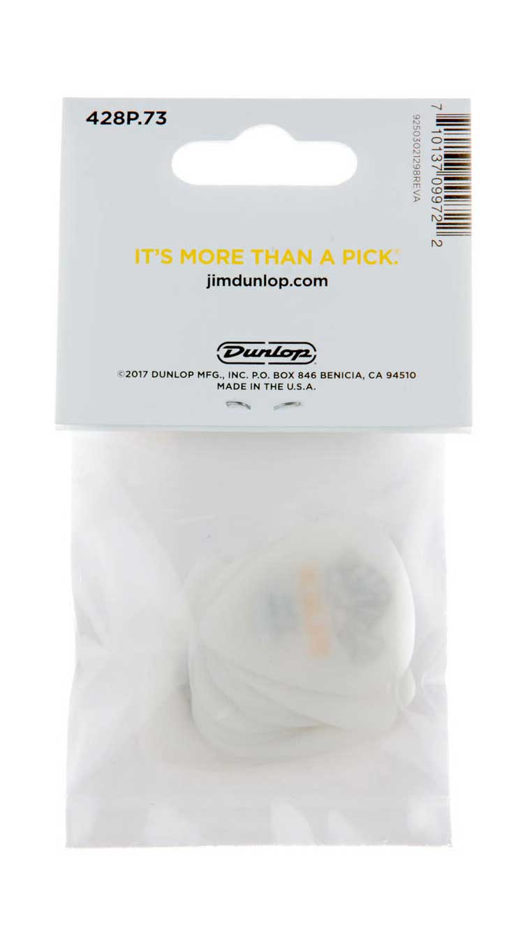 Dunlop 428P.73 Tortex Flex Standard .73mm 12 Player Pack