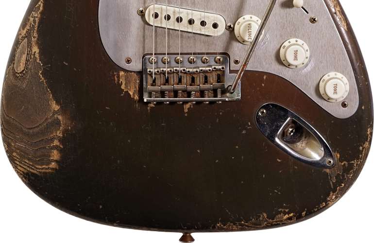 Fender Custom Shop Limited Edition 1957 Stratocaster Relic Bronze Patina Master Built by Dale Wilson #CZ550784 Fender Custom Shop Limited Edition 1957 Stratocaster Relic Bronze Patina Master Built by Dale Wilson #CZ550784