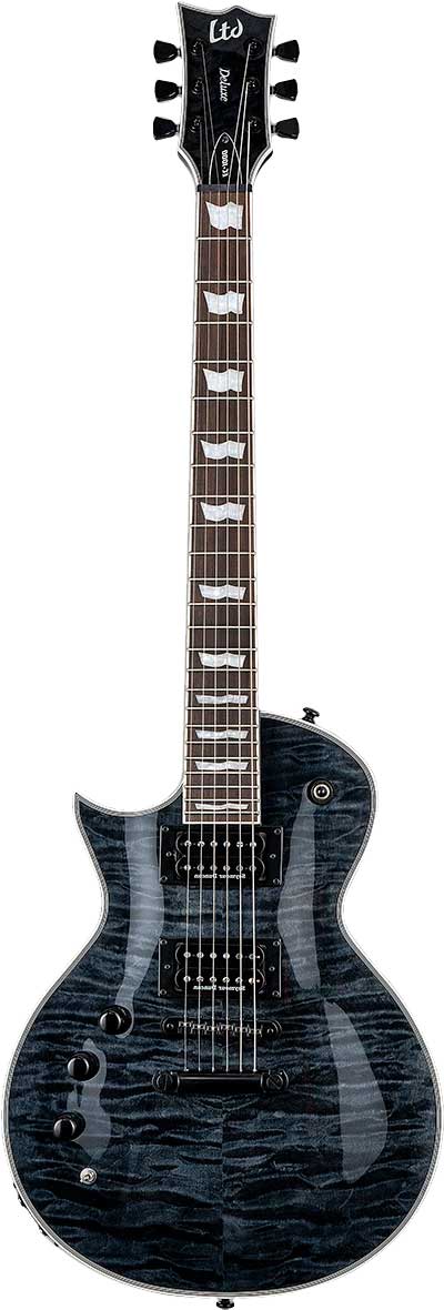 ESP LTD EC-1000 Piezo See-Thru Black Left Handed