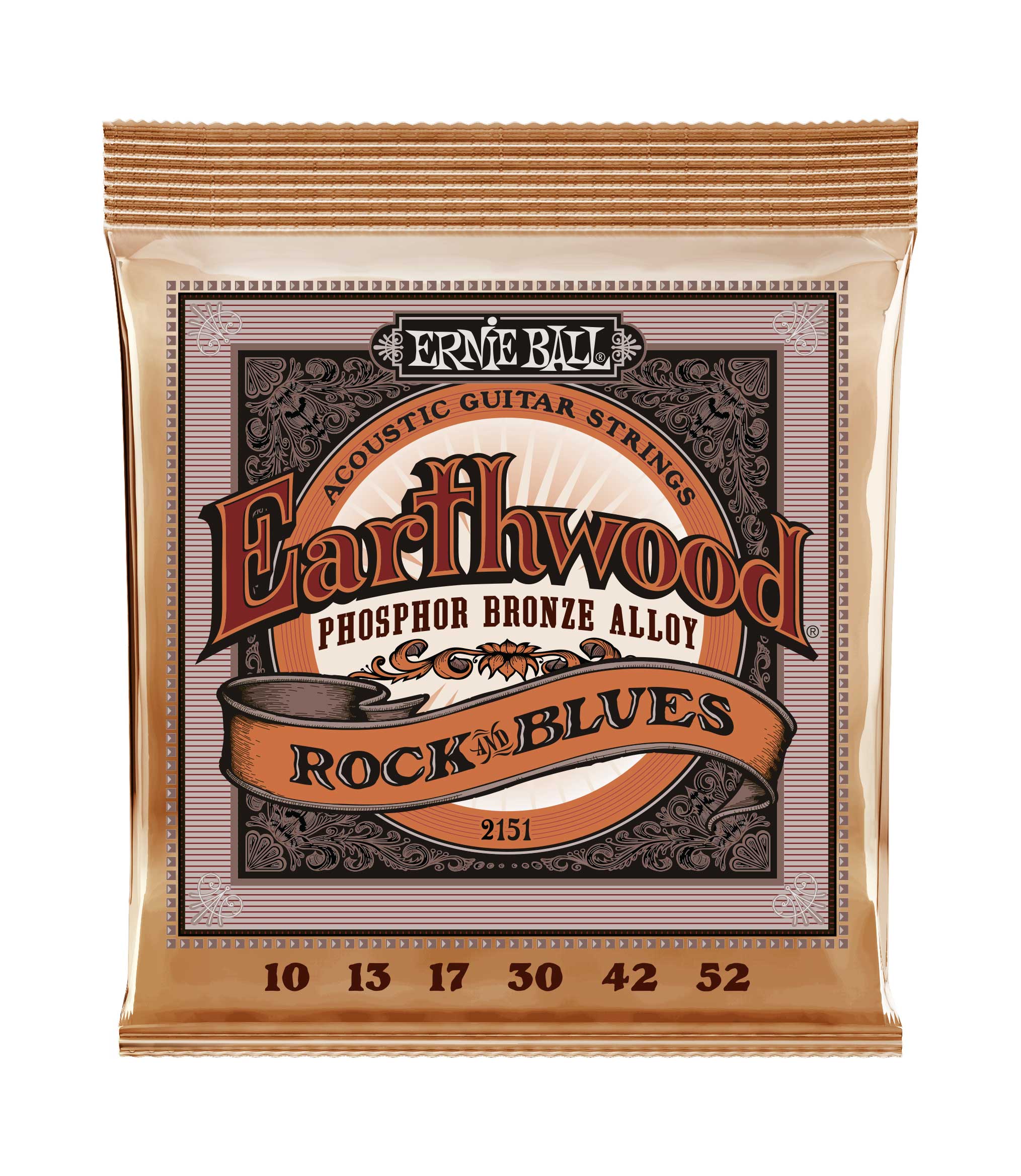 Ernie Ball Earthwood Rock and Blues with Plain G Phosphor Bronze