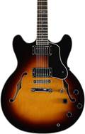 Alvarez AAT33/TSB Double Cut Semi Acoustic with Center Block Tobacco Sunburst