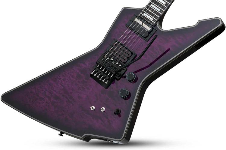 Schecter E-1 FR-S TPB Tranparent Purple Burst Schecter E-1 FR-S TPB Tranparent Purple Burst