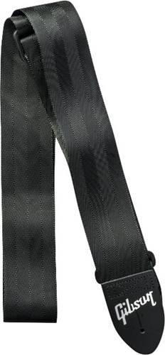 Gibson The Seatbelt Regular Style 2 Inch Safety Strap Black