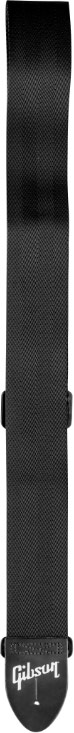 Gibson The Seatbelt Regular Style 2 Inch Safety Strap Black