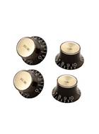 Gibson Top Hat Knobs with Gold Metal Inserts 4 Pack