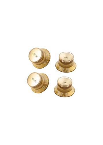 Gibson Top Hat Style Gold with Gold Metal Insert 4 Pack 