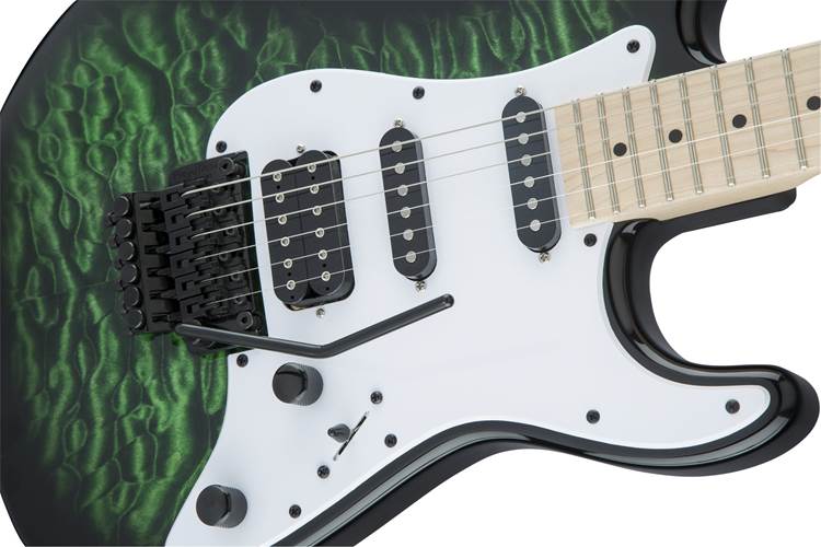 Jackson X Series Signature Adrian Smith SDXQM Transparent Green Maple Fingerboard Jackson X Series Signature Adrian Smith SDXQM Transparent Green Maple Fingerboard