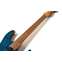 Jackson USA Signature Phil Collen PC1 Satin Transparent Blue Caramelized Flame Maple Fingerboard #XN15496 Front View