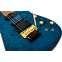 Jackson USA Signature Phil Collen PC1 Satin Transparent Blue Caramelized Flame Maple Fingerboard #XN15496 Front View