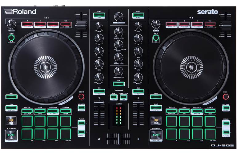 Roland DJ-202 DJ Controller (Ex-Demo) #A5K77799