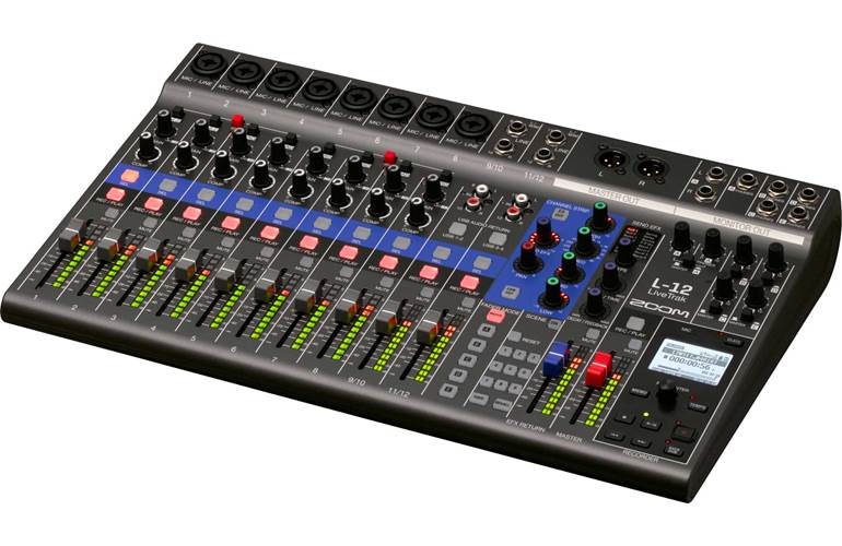 Zoom L-12 LiveTrak Recorder Mixer Audio Interface Zoom L-12 LiveTrak Recorder Mixer Audio Interface