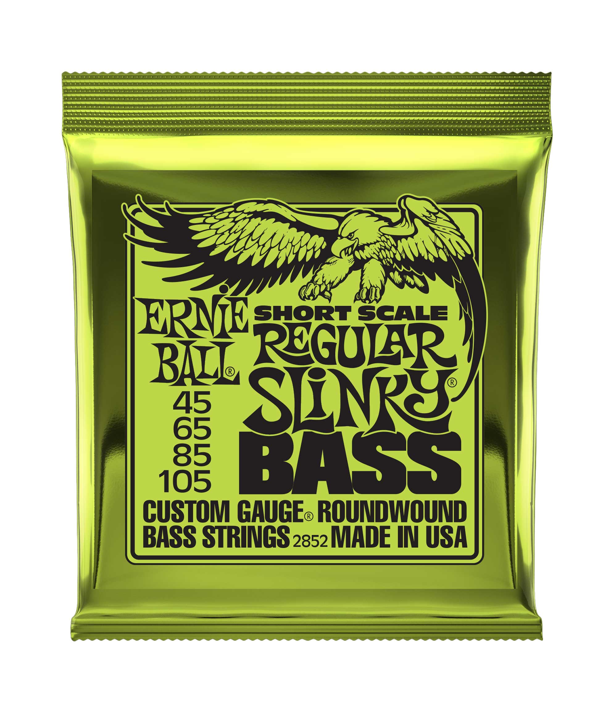 Ernie Ball Regular Slinky Nickel Wound Short Scale Bass Strings 45