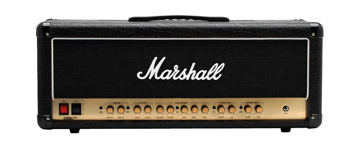 marshall dsl100hr 100w tube guitar amp head