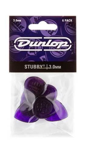 Dunlop 474P3.0 Stubby 3.0mm - Player Pack 6 Plectrum Dunlop 474P3.0 Stubby 3.0mm - Player Pack 6 Plectrum
