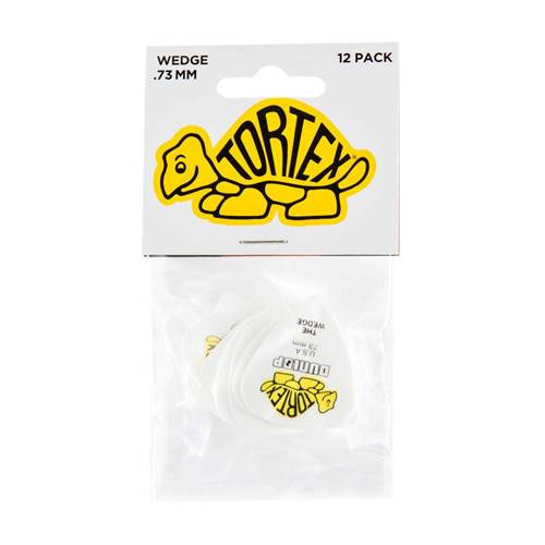 Dunlop 424P.73 Tortex Wedge .73mm Player Pack 12 Plectrum Dunlop 424P.73 Tortex Wedge .73mm Player Pack 12 Plectrum