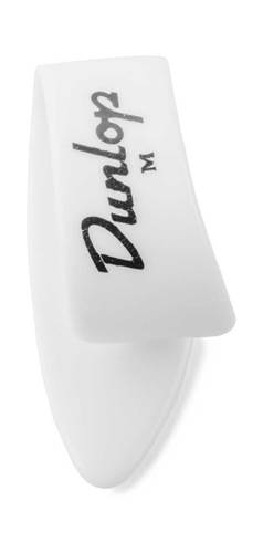 Dunlop White Plastic Thumb Pick 4 Pack