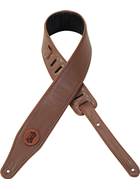 Levy's 2.5 Inch Padded Garment Leather Brown with Caramel Piping