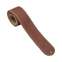 Martin Guitar Strap 2.5 Inch Glove Style Leather with Suede Back Brown Front View