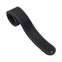 Martin Guitar Strap 2.5 Inch Glove Style Leather with Suede Back Black Front View